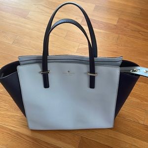 Kate Spade Cedar Street Hayden Satchel, light blue and navy